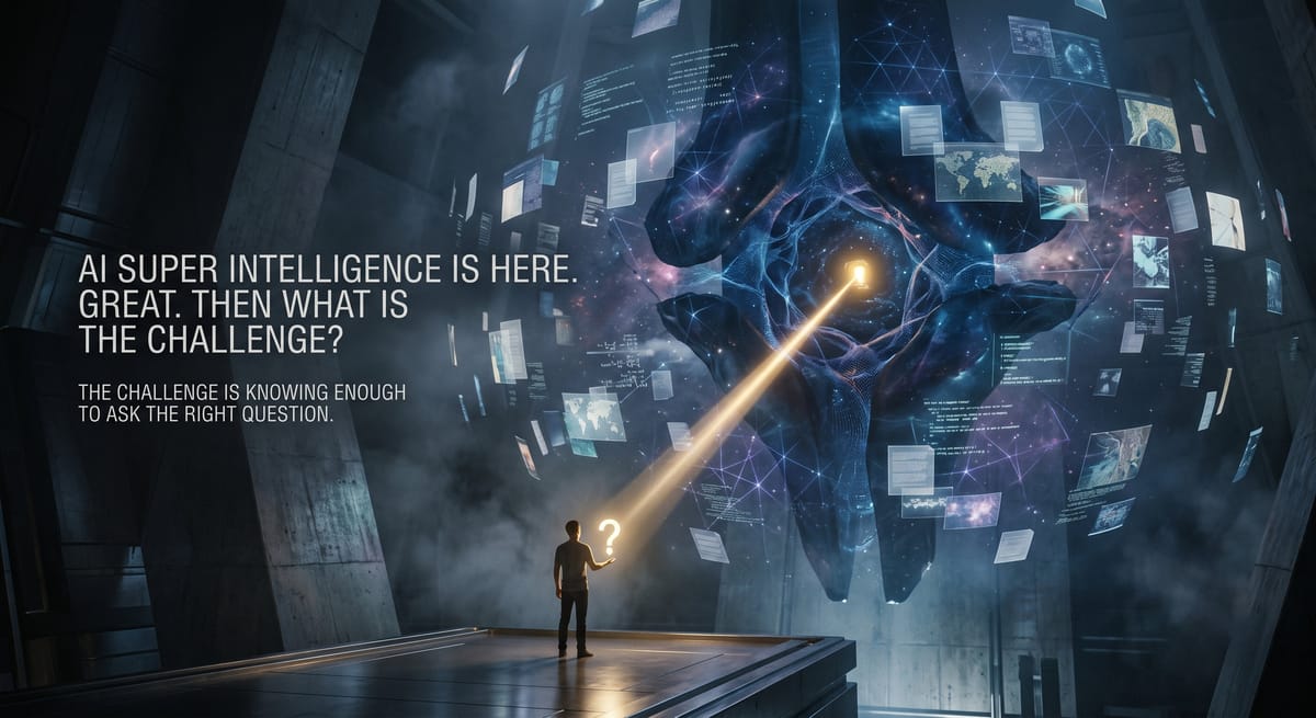 AI Superintelligence Has Arrived—Are Your Questions Good Enough?